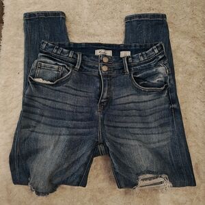 Kancan Kurvy Distressed Skinny Jeans